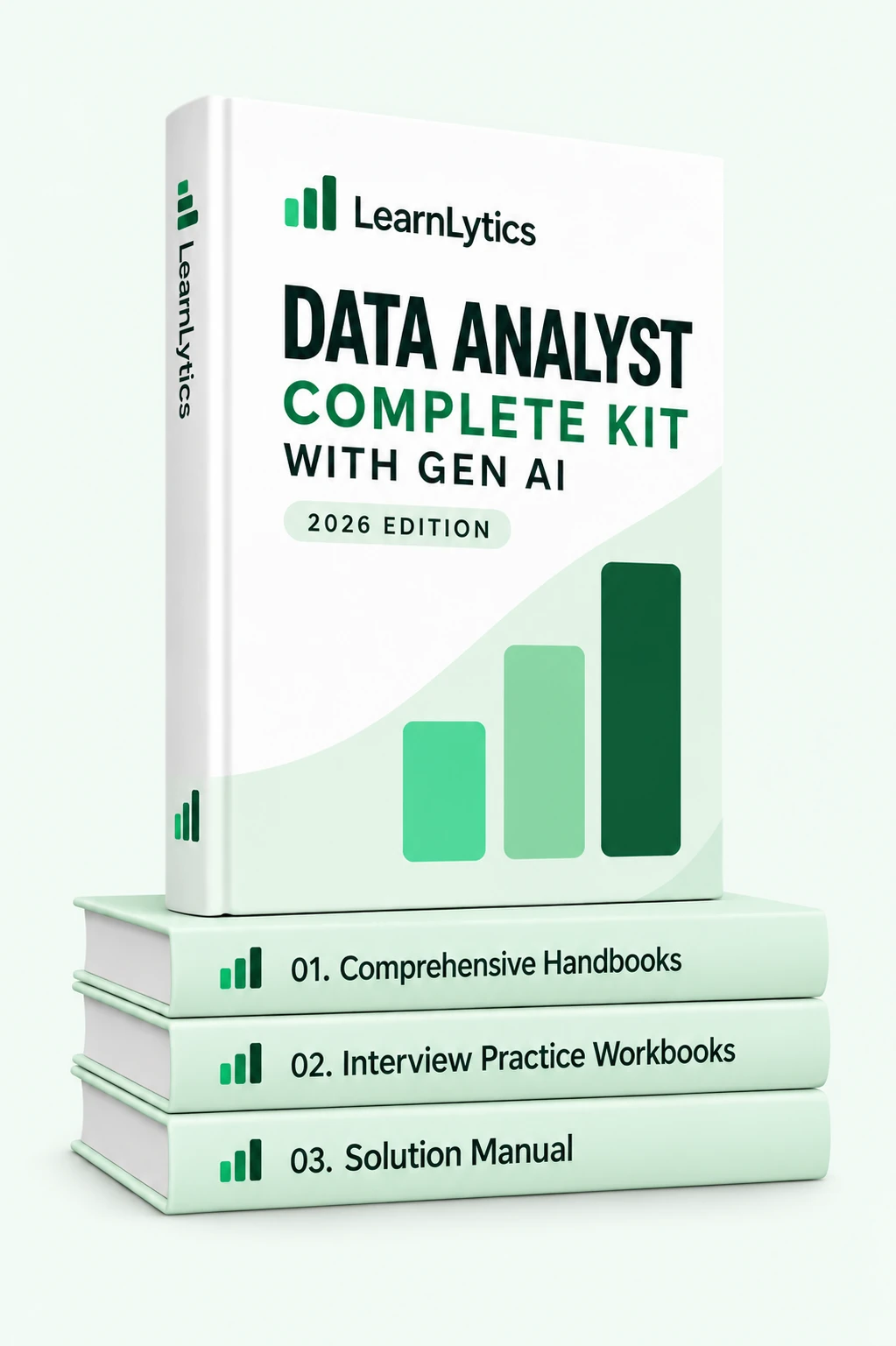 LearnLytics Data Analyst Complete Kit in Excel-inspired green