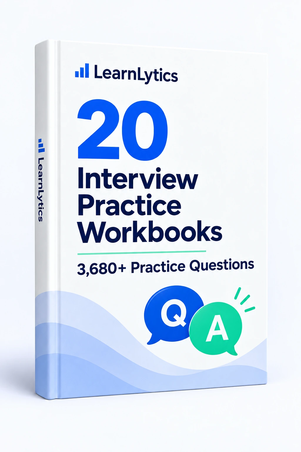 LearnLytics Data Science interview practice workbooks cover